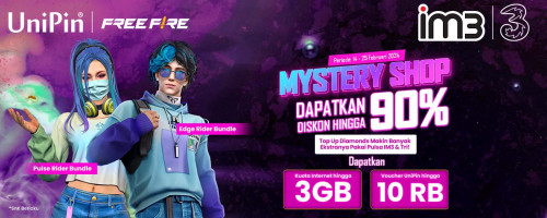 Dapatkan Diskon hingga 90% di Mystery Shop dan Double Bonus dari IM3 & Tri!